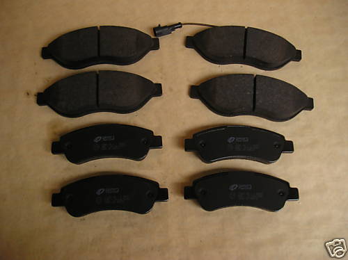 Brzdové platničky od 2006 Fiat Ducato+Boxer+Jumper 100-160er