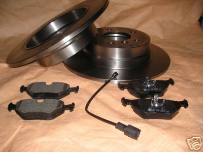 Brzdové kotúče + brzdové platničky, BMW E34 zadná náprava