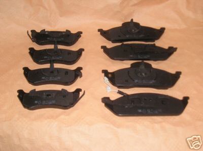 Brzdové platničky Mercedes W163 predné + zadné + snímač opotrebenia