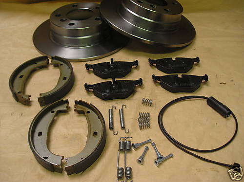 Brzdná sada komplet zadná náprava BMW E36 len Compact