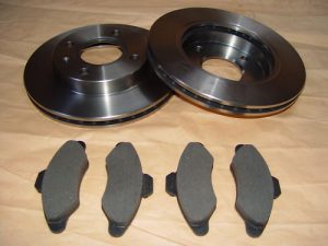 Brzdná sada komplet predná náprava Ford Escort od r.v. : 07.90