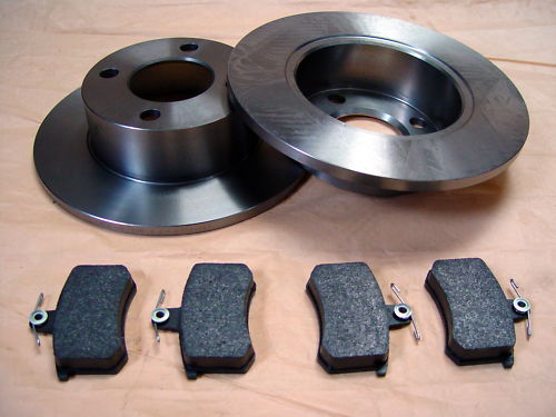 Brzdové kotúče + platničky zadné Audi 80 8C, B4