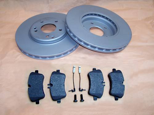 Brzdové kotouče přední ATE + destičky přední Mercedes C-klasse W203, S203 od rv 2000