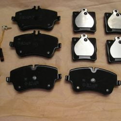 Brzdové platničky predné+zadné Mercedes W203,S203