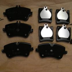 Brzdové platničky predné+zadné Mercedes W203,S203