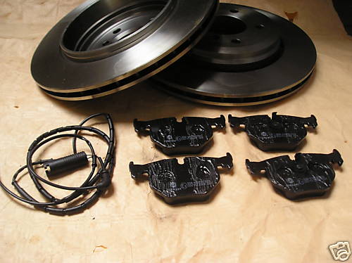 Brzdové kotúče+platničky zadná náprava BMW E46 len 330er a 4WD