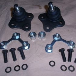 2x zvislý nosný čap predná náprava Audi A3 Typ 8L1