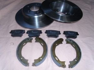 Brzdná sada komplet s čeľustiami zadná náprava Chrysler 300C 2,7 +3,0ltr