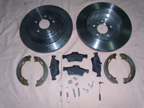 Brzdná sada zadná náprava komplet Mercedes W164