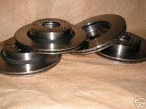 Brzdové kotúče HD vysoko uhlíkové sivá liatina + platničky BMW E46