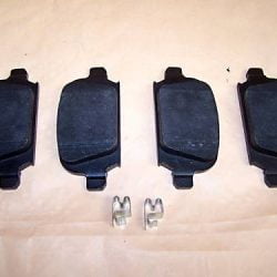 1x brzdové platničky Opel Corsa C+ Combo zadná náprava