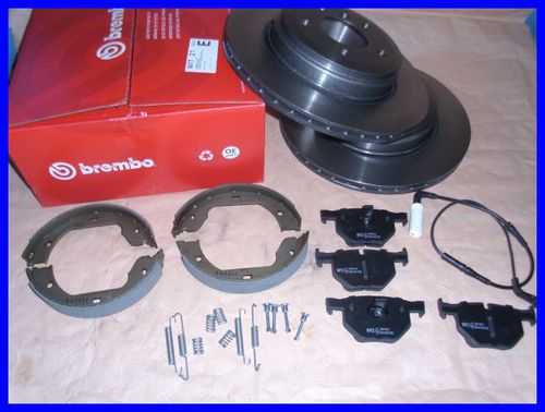 Brzdná sada zadná s Brembo kotúčmi kompletná BMW E60