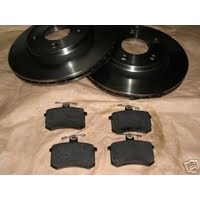 Brzdové kotúče + platničky zadné Audi A4 + VW Passat