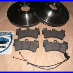 Brzdové kotúče predné (350mm) + platničky predné Porsche Cayenne, VW Touareg, Audi Q7