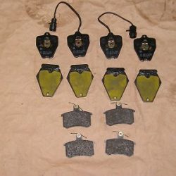 Brzdové platničky predné + zadné Audi A8 od 1994-1998