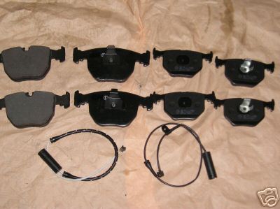 Brzdové platničky predné + zadné so snímačom komplet BMW X5-E53