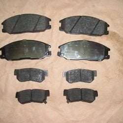 2x brzdové platničky predné + zadné  Hyundai Santa Fé 