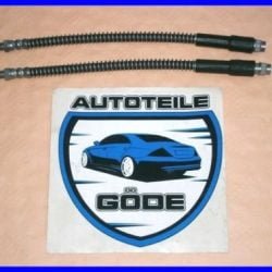 2x brzdová hadica predná Peugeot 206