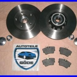 Brzdná sada komplet zadná náprava Opel Vivaro 