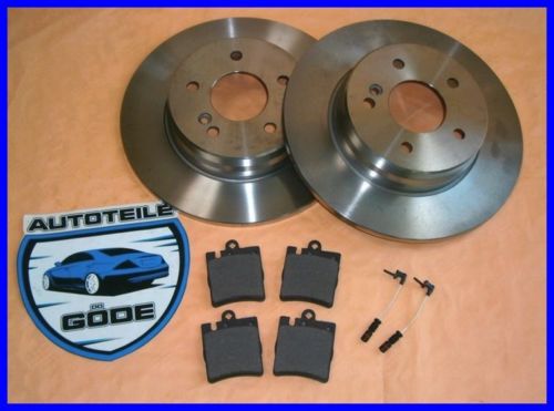 Brzdové kotúče + platničky zadné Mercedes E-Klasse W210