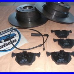 Brzdové kotúče + platničky zadné so snímačom BMW E53/X5