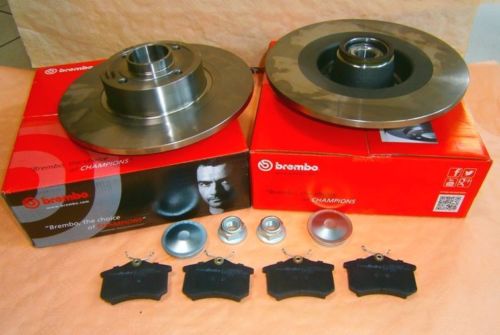 Brzdové kotúče + platničky zadné Renault Megane II Grandtour