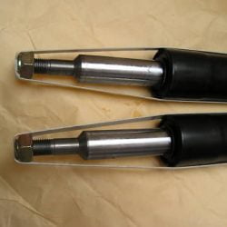 2x tlmiče predné BMW E34 štandardný podvozok