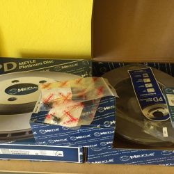 Brzdná sada zadná náprava Mercedes E-klasse W211, W211