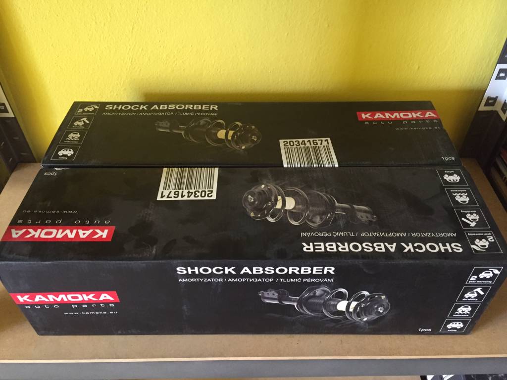 2x tlmiče zadná náprava Audi A4 + A6