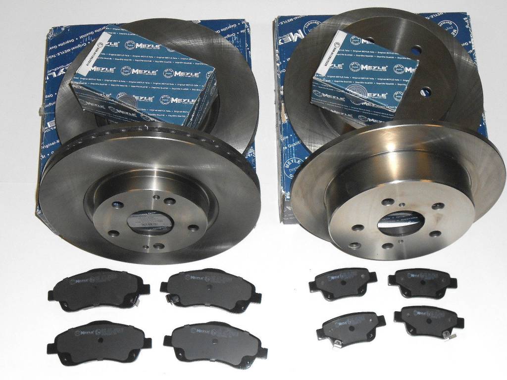 Brzdná sada predná + zadná Meyle TOYOTA COROLLA VERSO