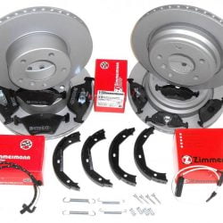 Brzdná sada predná + zadná komplet ZIMMERMANN BMW 530d 193PS E39