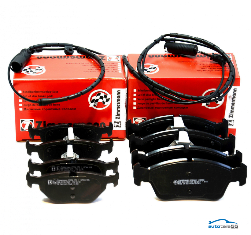 Brzdové platničky komplet predné + zadné BMW 3er E46 - ZIMMERMANN