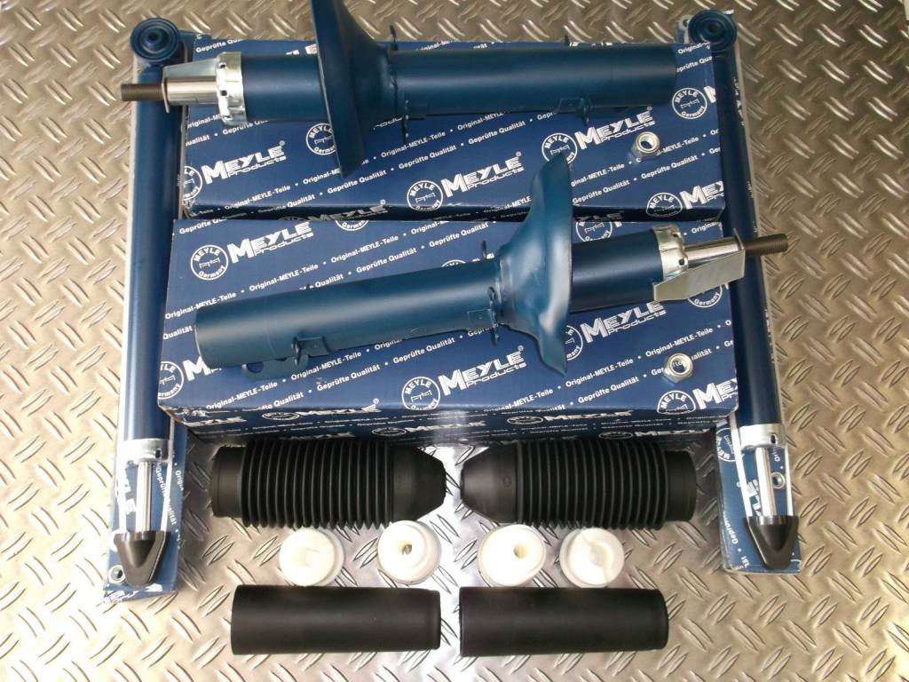 Sada tlmičov, uloženia tlmiča, dorazov a prachoviek predná + zadná Meyle VW GOLF IV VARIANT