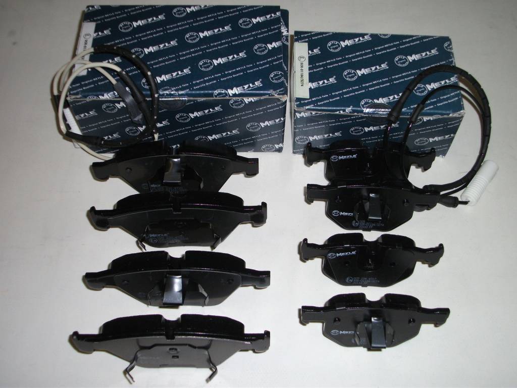 Brzdové platničky komplet predné + zadné BMW 730 735 E65 E66