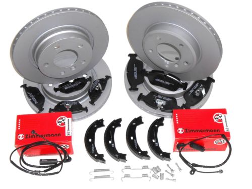 Brzdná sada Zimmermann komplet predná + zadná BMW 3 3er E30
