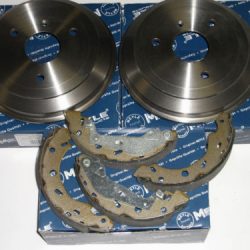 2x brzdový bubon + čeľustia zadná náprava Meyle SMART CABRIO, CITY COUPE, FORTWO