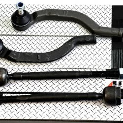 2x Spojovacia tyč + 2x hlava/čap spojovacej tyče predná náprava OPEL VIVARO RENAULT TRAFIC II