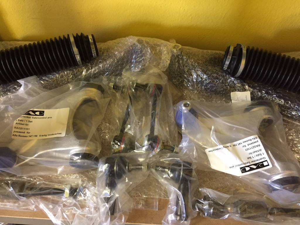 Najväčšia sada ramien predná 12-dielná Alfa Romeo 147-156 – Obrázok 4