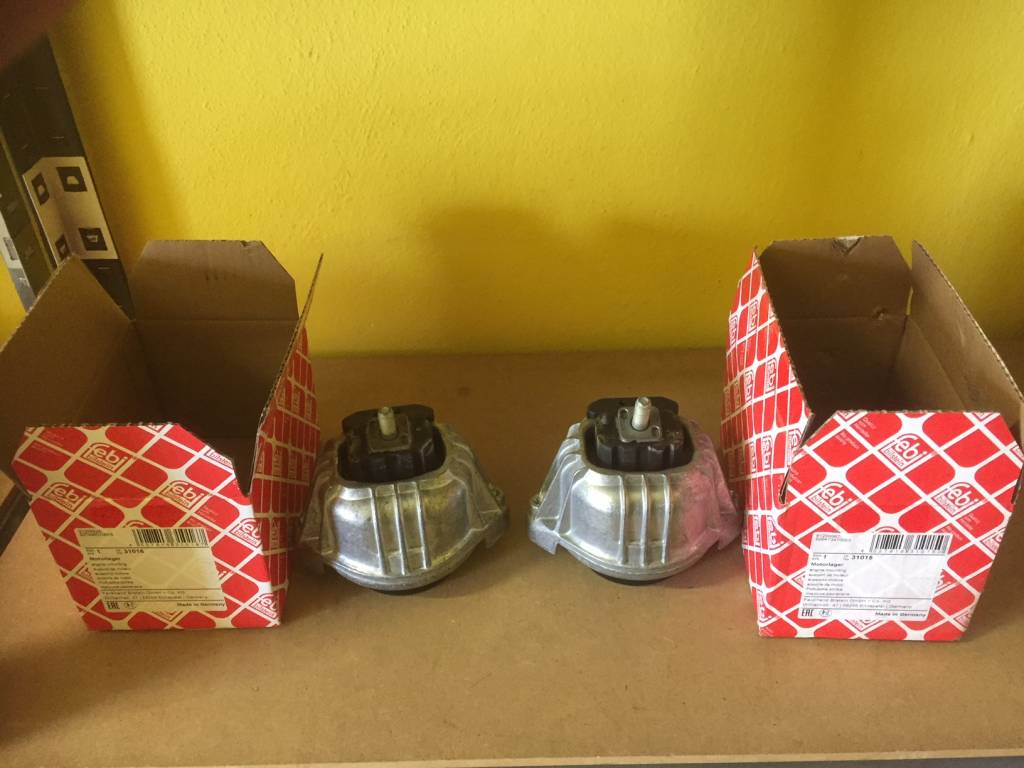 2x silentblok motora ľavý + pravý BMW E90 + E91