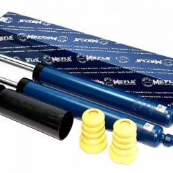 2x tlmiče zadná náprava + prachovky a dorazy tlmiča BMW 3er E90 E91 E92 E93