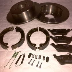 Brzdná sada komplet zadná náprava Chrysler Voyager GS + RG