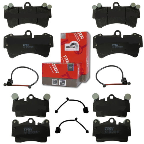 Brzdové platničky predné + zadné so snímačmi TRW Audi Q7 4L