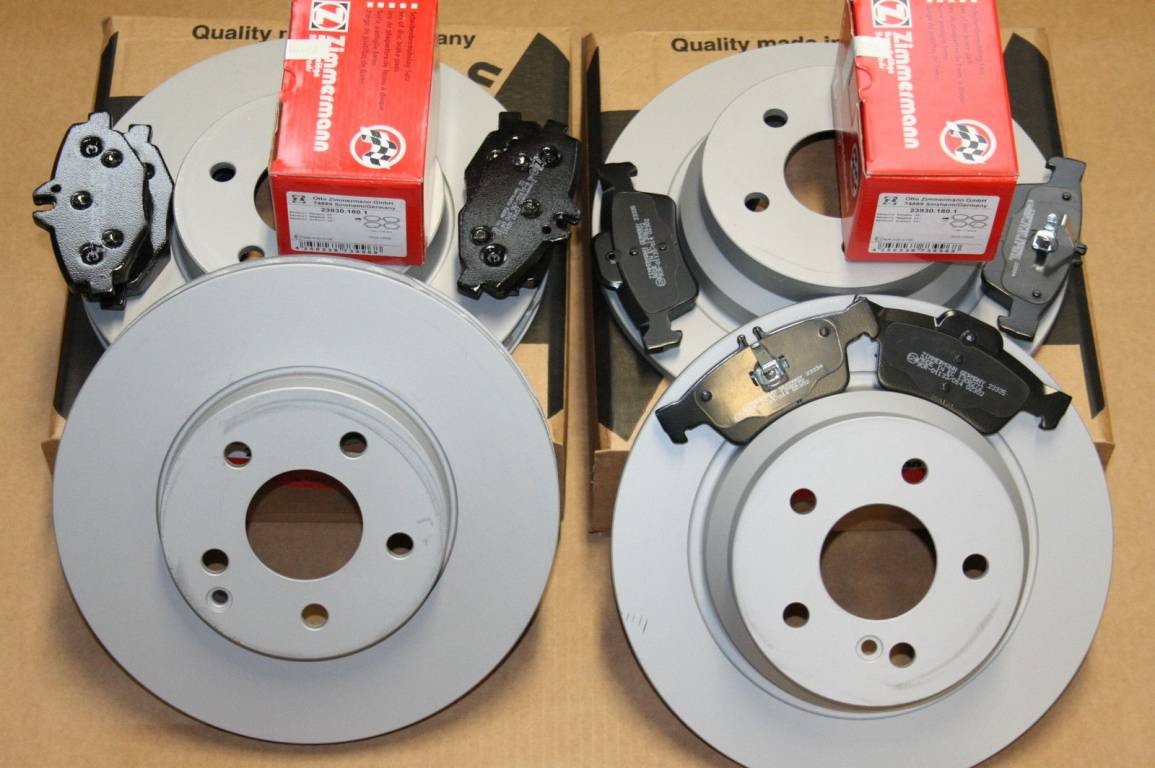 Brzdná sada ZIMMERMANN predná + zadná FORD MONDEO III 1,8-2,0-2,2 TDCi