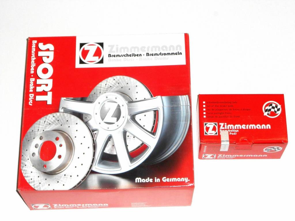 Brzdové kotúče + platničky predné ZIMMERMANN ALFA ROMEO 166, 2,5 + 3,0 V6 -