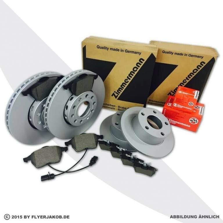 Brzdná sada ZIMMERMANN predná + zadná AUDI A4 8E2 B6 TDI