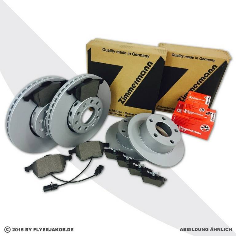 Brzdná sada ZIMMERMANN predná + zadná AUDI A6 AVANT 4B C5 2.5 TDI