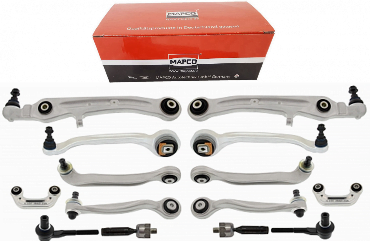 Veľká sada ramien predná zosilnená v HD prevedení AUDI A8 4E_ + VW PHAETON 3D_