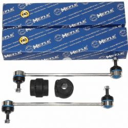 2x spojovacia tyč + 2x gumové uloženie stabilizátora Meyle HD predná náprava BMW 7er E38