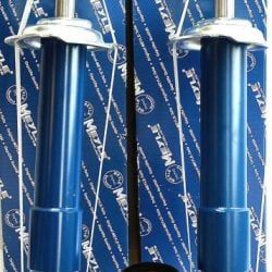 2x tlmiče predné + sada prachoviek a dorazov Meyle BMW 5er E60 E61