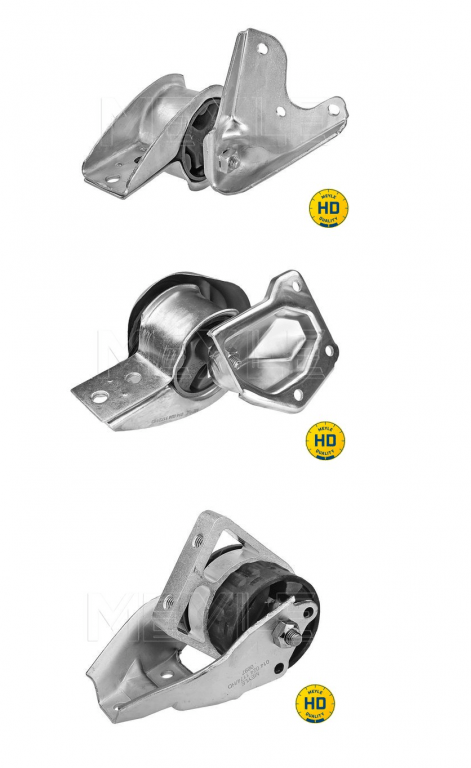 3x silentblok motora Meyle HD prevedenie SMART CITY COUPE FORTWO CDI DIESEL